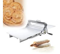 AETEREOS Laminoir à pâte Professionnel, laminoir Manuel, épaisseur réglable de 0 à 25 mm, laminoir Pliable pour boulangeries et pâtisseries, pâte feuilletée 300