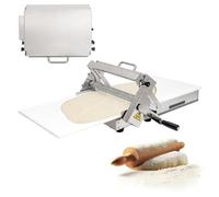 AETEREOS Laminoir à pâte Professionnel & Laminoir Manuel Pliable, pour pâte feuilletée et fondante, épaisseur réglable 0 à 25 mm, Inoxydable, pour boulangeries et pâtisseries 300