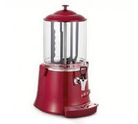 AETEREOS Machine À Chocolat Chaud Commerciale 10 L, Distributeur Électrique De Chocolat Chaud, Chauffe-Plat pour Chocolat, Café, Lait, Jus, Thé, pour Cafés Et Boulangeries Red-10L