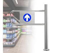 AETEREOS Portillon de Sécurité à Fermeture Automatique & Porte Piétonne à Ressort - Entrée à Sens Singulier pour Accès Sécurisé, Parfait pour Supermarchés, Centres Commerciaux right-63