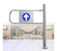 AETEREOS Portillon de Sécurité Pivotant pour Entrée de Supermarché & Portillon de Sécurité à Fermeture Automatique - Porte Unidirectionnelle, Magasin, Bibliothèque, Entrepôt right-53