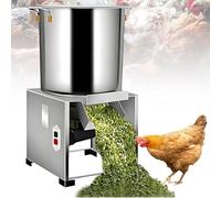 AETEREOS Robot culinaire Professionnel, Hachoir à légumes électrique 1800 W, Grande Ouverture d'alimentation, 120 kg/h à 2800 TR/Min, Acier Inoxydable épais, pour l'alimentation Animale 110V-1800W
