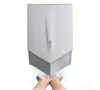 AETEREOS Sèche Mains | Sèche-Mains Électrique Commercial | Machine Soufflante Murale pour Restaurants Salles De Bains Maisons Hôtels | Sécheur À Main Électrique 1500W Silver