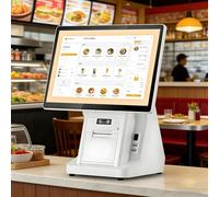 AETEREOS Système de Point de Vente Intelligent Tout-en-Un, imprimante Thermique intégrée de 58 mm, processeur i5, 8 Go/128 Go, Caisse enregistreuse Windows Single-Screen