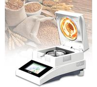 AETEREOS Testeur d'Humidité Électronique, Testeur d'Humidité Halogène de Précision, Capacité 50g/100g, Lisibilité 0,001g/0,002g/0,005g, Écran Tactile, 2 Modes de Séchage 220V-100g/1mg