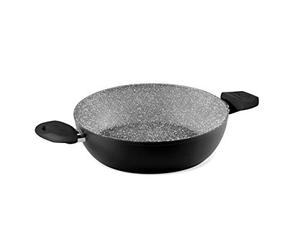 Aeternum, Black Pearl, Casserole Anti-adhérente, adaptée à Induction, diamètre 28 cm, Aluminium, Noir