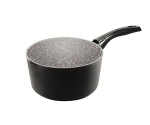 Aeternum, Black Pearl, Casserole Anti-adhérente, adaptée à l'induction, diamètre 16 cm, Aluminium, Noir