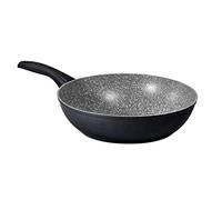 Aeternum Black Pearl Induction Wok Porte-pâte 28 cm, Adapté à l'induction, Aluminium