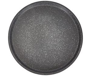 Aeternum Madame Petravera Plaque à Pizza Ronde, Aluminium, Gris, 33 x 33 x 1,5 cm