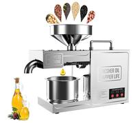 Aethelwyn Presse À Huile Automatique, Presse-Huile Commerciale, pour Graines de Lin, Arachides, Graines de Chanvre, Sésame, Tournesol