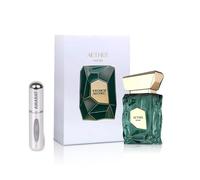 Aether Extrait de Parfum 100 ml Parfum arabe unisexe de longue durée avec atomiseur rechargeable 5 ml Parfum avec notes d'ambre, de musc blanc, de rose et de vanille (Aether Extrait)