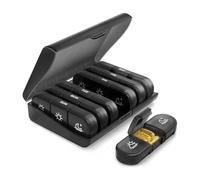 AetherPeak Pilulier hebdomadaire portable | Pilulier 7 jours 3X/jour résistant à l'humidité Grand stockage pour médicaments, vitamines et compléments alimentaires - Boîte de voyage et de tablette