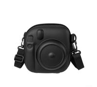 Aetluxery Étui de rangement étanche en EVA pour appareil photo avec protection à 360 degrés et sangle réglable pour modèles Fujifilm Mini 12 40 11 10 9 8 et 7+ Noir