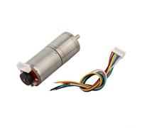 Aetluxery GA25-370 Moteur à encodeur brossé DC 12 V avec boîte de vitesses entièrement métallique, bobine en cuivre pur, brosse de carbone, plusieurs options de tr/min pour robotique, voitures