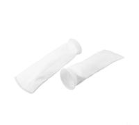 Aetluxery Lot de 3 sacs filtrants en polypropylène non tissé pour le traitement de l'eau, sac de filtration réutilisable 25/100, monofilament thermique fixe en laine, 105 mm x 380 mm (25 um-3 pièces)