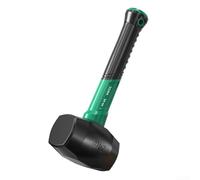 Aetluxery Maillet en caoutchouc pour installation de sol et travail du carrelage, marteau non marquant avec tête élastique pour le travail du bois, piquets de tente, camping, frappe douce (B)