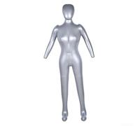 Aetluxery Mannequin gonflable pour femme 165 cm avec buste réaliste 88 cm tour de taille 64 cm hanches 85 cm pour présentation de vêtements en PVC