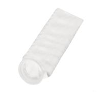 Aetluxery Sac filtrant PP non tissé pour traitement de l'eau, sac de filtration réutilisable 25/100, monofilament thermique fixe en laine, 105 mm x 380 mm (50 µm-1 pièce)