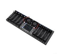 Aetluxery Testeur de capacité de batterie à 8 canaux et de résistance interne avec courant maximal de 10 A, étapes de tension de charge/décharge réglables, plusieurs modes de fonctionnement et 6,1 cm