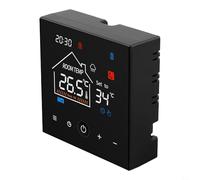 Aetluxery Thermostat numérique programmable pour chaudières, contrôleur de température mural LCD avec modes manuel/automatique, sécurité enfant