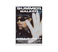 AETQWOEGEWE Poster Summer Walker still over It sur toile - Décoration d'art moderne - Impression élégante et esthétique pour salon, chambre à coucher - 40 x 60 cm - Style sans cadre