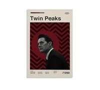 AETQWOEGEWE Poster Twin Peaks sur toile - Décoration artistique moderne - Impression élégante et esthétique pour salon, chambre à coucher - 50 x 75 cm - Style sans cadre