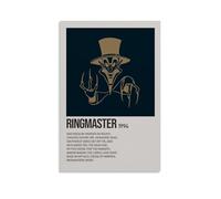 AETQWOEGEWE Ringmaster By Insane Clown Posse Poster Toile Décoration Art Moderne Poster Élégant Art Esthétique Impression pour Salon Chambre 50 x 75 cm Sans Cadre