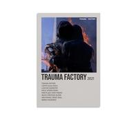 AETQWOEGEWE Trauma Factory By Nothing, Nowhere. Poster sur toile, décoration moderne, impression élégante pour salon, chambre à coucher, 20 x 30 cm, style sans cadre