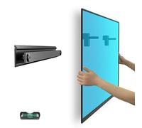 Aetubree Support mural pour TV de 22 à 55 pouces, charge maximale 100 lb, cloison sèche, sans perceuse, pas de chevilles, installation facile avec tout le matériel inclus