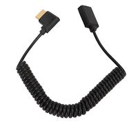 Aeun Câble d'extension d'interface Multimédia HD, Câble HD Mâle à Femelle en Métal TPE Flexible Haute Définition pour TV