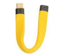 Aeun Câble USB C Court, Câble de Transfert de Données Charge Rapide Flexible de 5,3 Pouces pour Les Téléphones Mobiles pour Le Transfert pour Le Chargement