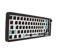 Aeun Clavier Modulaire Bricolage, Bouton de Clavier Mécanique Modulaire, Conception Programmable, échange à Chaud, Combinaison de 3 Modes, 67 Touches pour Le Bureau (Black)