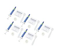 Aeun Graisse Conductrice Thermique, 5 Pièces 4,55 W/m.k Pâte Thermique à Forte Adhérence Multi-usages Sûre et Fiable pour CPU GPU (2,5 ML, 0,07 oz)