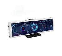 Aeun Moniteur de Données CPU PC, Moniteur de Température d'ordinateur IPS de 8,8 Pouces Taux de Rafraîchissement de 60 Hz pour Châssis