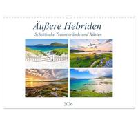 Äußere Hebriden - Schottische Traumstrände und Küsten (Wandkalender 2026 DIN A3 quer), CALVENDO Monatskalender: Bilderreise über die Inseln der Äußeren Hebriden im Westen Schottlands