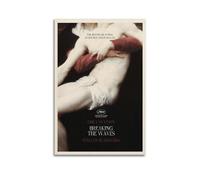 AEUYWQHKEKG Affiches « Breaking The Waves » - Impression sur toile vintage - Décoration pour salon, chambre à coucher - 50 x 75 cm - Style sans cadre