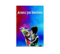 AEUYWQHKEKG Affiches sur toile Across The Universe - Impression sur toile vintage - Décoration pour salon, chambre à coucher - 50 x 75 cm - Style sans cadre