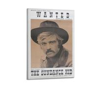 AEUYWQHKEKG Butch Cassidy et The Sundance Kid Poster décoratif sur toile style rétro avec cadre pour salon, chambre à coucher, 20 x 30 cm