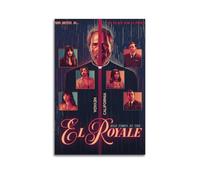 AEUYWQHKEKG Poster « Bad Times at The El Royale » - Impression sur toile vintage - Décoration pour salon, chambre à coucher - 60 x 90 cm - Style rétro - Sans cadre