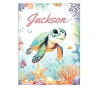 Aevmsor Couverture Bébé Personnalisée avec Noms Garçon et Fille, Douce et Confortable Cadeaux pour Bébé, Personnalisé Cadeau pour Nouveau-nés et Enfants Noël Anniversaire Famille Amis Amoureux