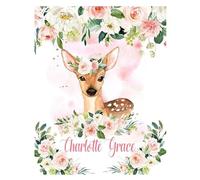Aevmsor Couverture Bébé Personnalisée avec Noms Garçon et Fille, Douce et Confortable Cadeaux pour Bébé, Personnalisé Cadeau pour Nouveau-nés et Enfants Noël Anniversaire Famille Amis Amoureux