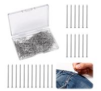 Aevorant Épingle de Couture en Acier Inoxydable - Lot de 1000 Épingles avec Boîte de Rangement, Pour Tissu, Loisirs Créatifs & Projets DIY.Broche.Clous sans tête