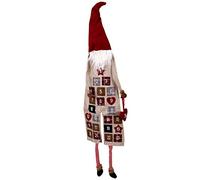 AEVQWEZNC Advent Calendar Swedish Tomte Santa GNOME Countdown Calendar 2020 24 Days for Kids Xmas Home Office Door Wall Decorations Grey
