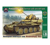 AEVVV Ark Models Flakpanzer 38 German Anti-Aircraft Tank - Kit de maquette en plastique à l'échelle 1/35 - Ensemble de montage détaillé d'armure de la Seconde Guerre mondiale (35010)