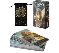 AEVVV Jeu de cartes de tarot 78 cartes de divination comprenant un livret d'instructions des arcanes majeurs et des arcanes mineurs, outil ésotérique, guide spirituel, cadeau pour les chercheurs de