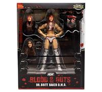AEW Britt Baker DMD Lights Out Match Figurine de lutte exclusive Blood and Guts
