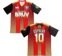 AEW Will Ospreay Maillot Billy Goat FC Rouge et doré, Rouge, Taille M