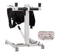 AEXET Fauteuil élévateur électrique de Transfert pour Patients à Domicile, Fauteuil élévateur Marche réglable pour Personnes handicapées, Dispositif d'aide Soins Infirmiers Pliable