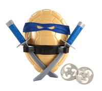 Aexfuma Carapace de Tortue pour Enfants Cosplay Halloween Dessin Anim Ninja Costume F te Super H ros Cosplay Costume (Bleu)