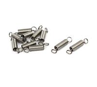 Aexit 0.3mm x 3mm x 15mm acier inoxydable 304 Ressorts Ton Argent 10pcs 239L264